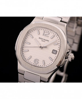 파텍필립 여성용 노틸러스-27 쿼츠 34mm 70111